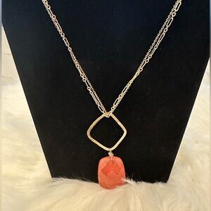 Contemporary Rose Quartz Necklace